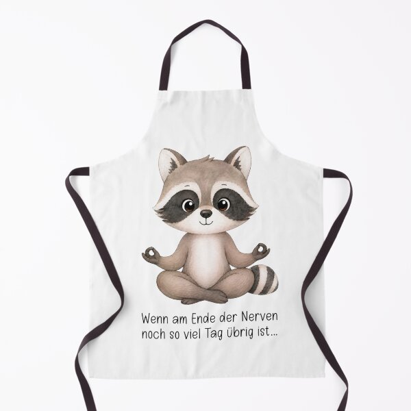 Item preview, Teacher humor raccoon: When there's still so much day left at the end of your rope... designed and sold by Abenteuer Grundschule.