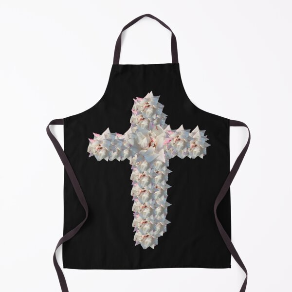 Item preview, white rose cross designed and sold by gracehopelove.