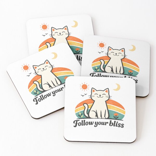 Item preview, Follow Your Bliss: One Purr at a Time designed and sold by Santuário da Bicharada.