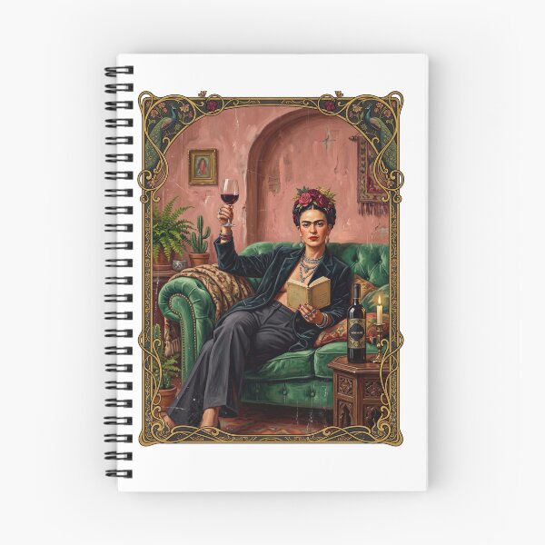 Item preview, Frida Kahlo Reading Book   designed and sold by TeeARTHY.