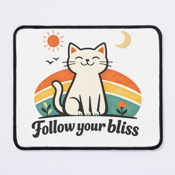 Item preview, Follow Your Bliss: One Purr at a Time designed and sold by Santuário da Bicharada.