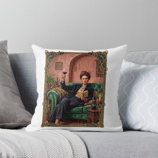 Item preview, Frida Kahlo Reading Book   designed and sold by TeeARTHY.