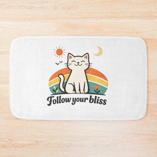 Item preview, Follow Your Bliss: One Purr at a Time designed and sold by Santuário da Bicharada.