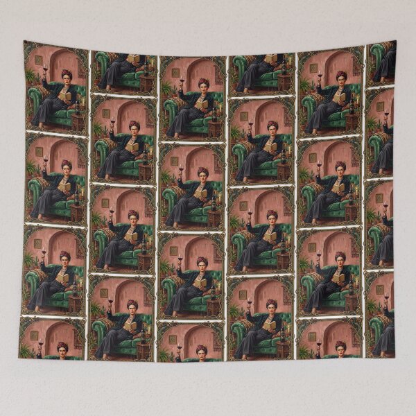 Item preview, Frida Kahlo Reading Book   designed and sold by TeeARTHY.