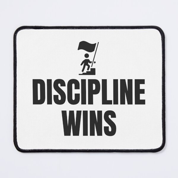 Item preview, Discipline Wins Goal Flag Gym Motivation T-Shirt designed and sold by RisticCEO.