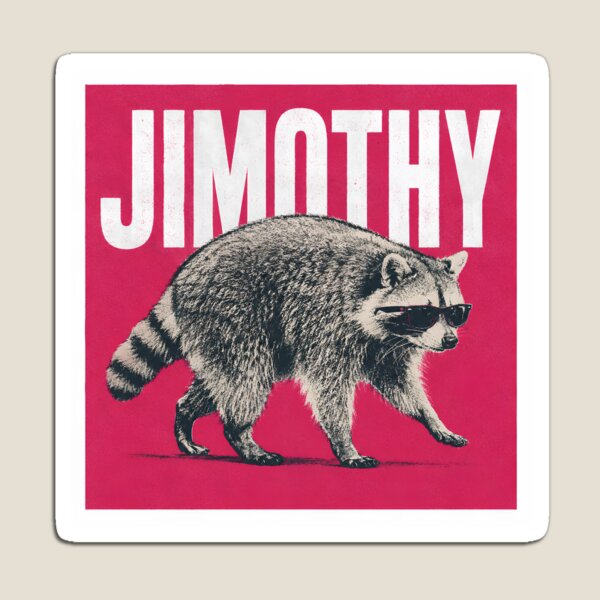 Item preview, Jimothy Raccoon Vintage Retro Funny Meme designed and sold by OneNOne.