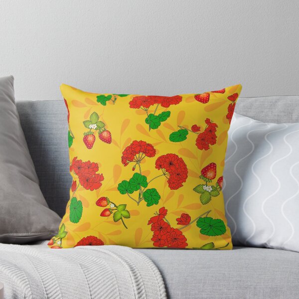 Item preview, Strawberries and Geraniums  designed and sold by TurquoiseBird.