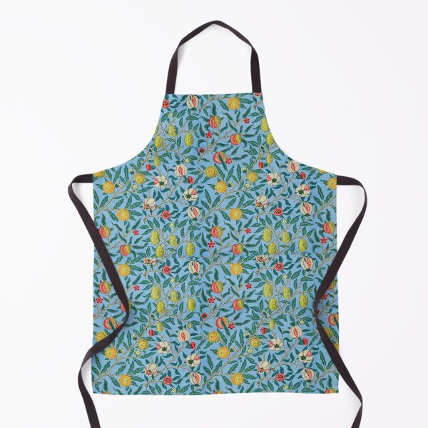 Item preview, William Morris Vintage Light Blue Botanical Fruit Pattern designed and sold by FaizArtShop.