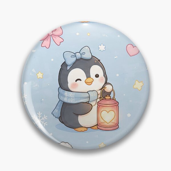 Item preview, Penguin Heart Lantern Pattern designed and sold by Soft Berry Studio.
