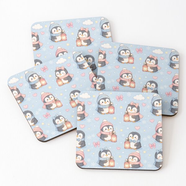 Item preview, Penguin Heart Lantern Pattern designed and sold by Soft Berry Studio.