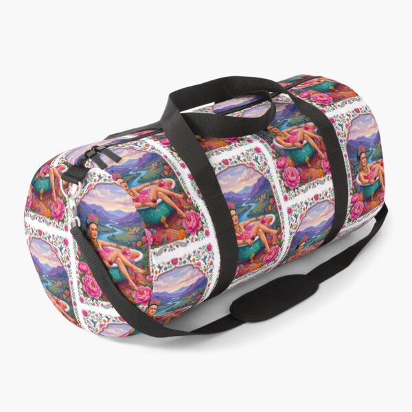 Item preview, Frida Kahlo Outdoor Bath In Tropical Floral River designed and sold by TeeARTHY.