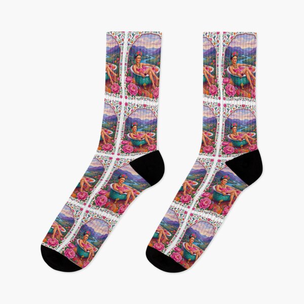 Item preview, Frida Kahlo Outdoor Bath In Tropical Floral River designed and sold by TeeARTHY.