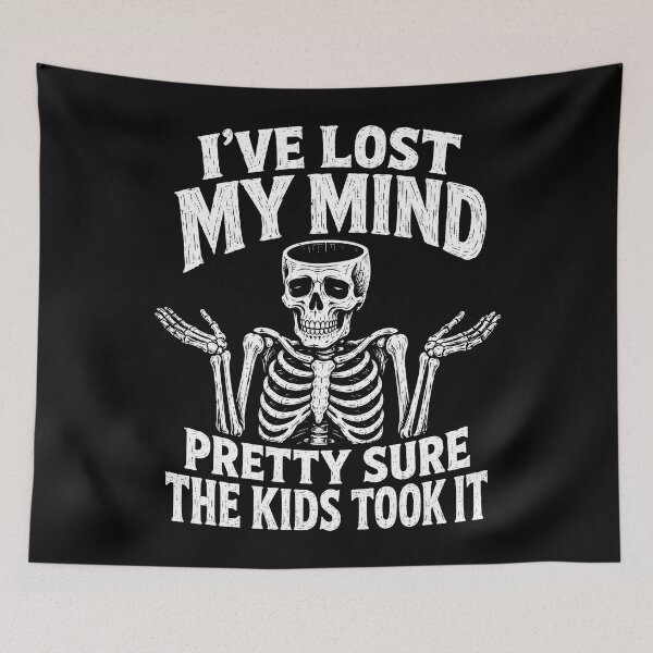 Item preview, I’ve Lost My Mind Teacher Skeleton Humor designed and sold by Victor Shadehorn.