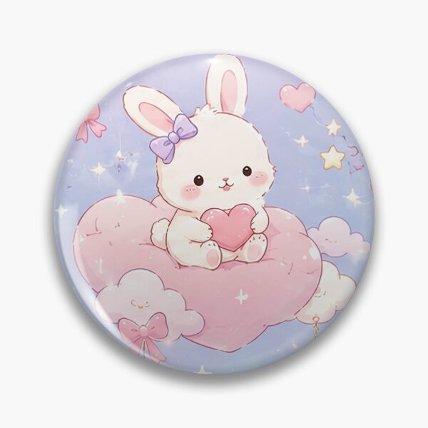 Item preview, Bunny Love Cloud Pattern designed and sold by Soft Berry Studio.