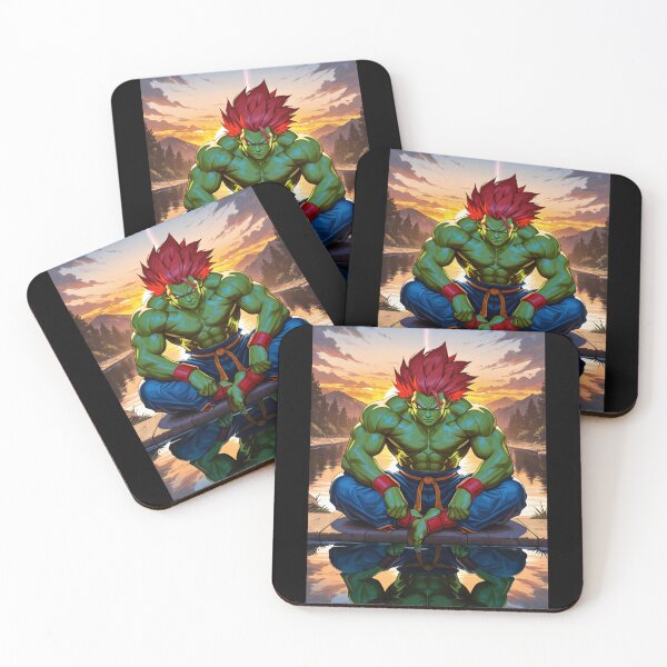Item preview, Manga - Stylized Saiyan Warrior, Muscular Figure with Fiery Hair designed and sold by Zone--Gaming.
