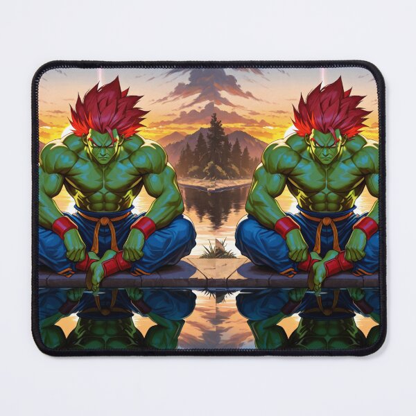 Item preview, Manga - Stylized Saiyan Warrior, Muscular Figure with Fiery Hair designed and sold by Zone--Gaming.