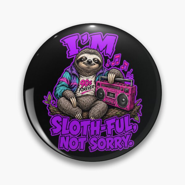 Item preview, I’m Sloth-Ful, Not Sorry Funny Sarcastic Sloth Pun designed and sold by Anyshca.