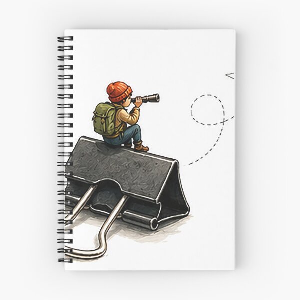 Item preview, Tiny Pilot on a Binder Clip Paper Airplane Adventure designed and sold by Sara-Ai.