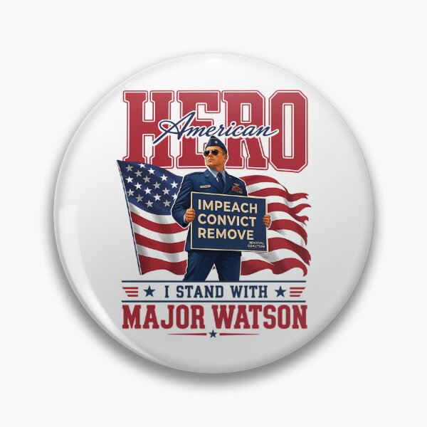 Item preview, I Stand With Maj Jason Watson - Hero designed and sold by lojancugomap.