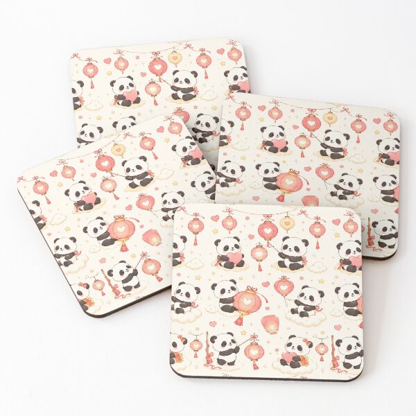 Item preview, Panda Love Lantern Festival Pattern designed and sold by Soft Berry Studio.