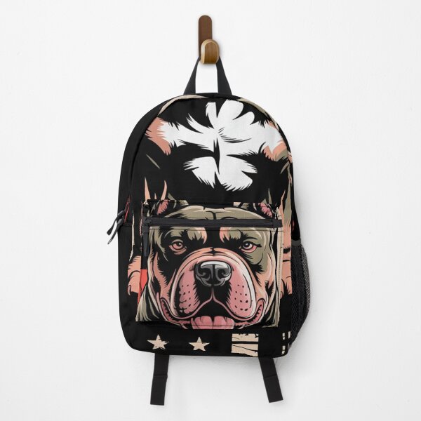 Item preview, Patriotic American Bully Dog Grunge Flag Mascot designed and sold by Outlet Raloel.