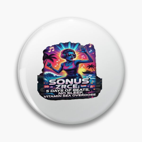 Item preview, Sonus Zrće Festival T-Shirt | 5 Days of Beats, No Sleep, Vitamin Sea Overdose | Croatia Beach Music Festival Graphic Tee designed and sold by Sushikidsntoddlers.