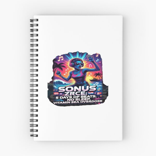 Item preview, Sonus Zrće Festival T-Shirt | 5 Days of Beats, No Sleep, Vitamin Sea Overdose | Croatia Beach Music Festival Graphic Tee designed and sold by Sushikidsntoddlers.
