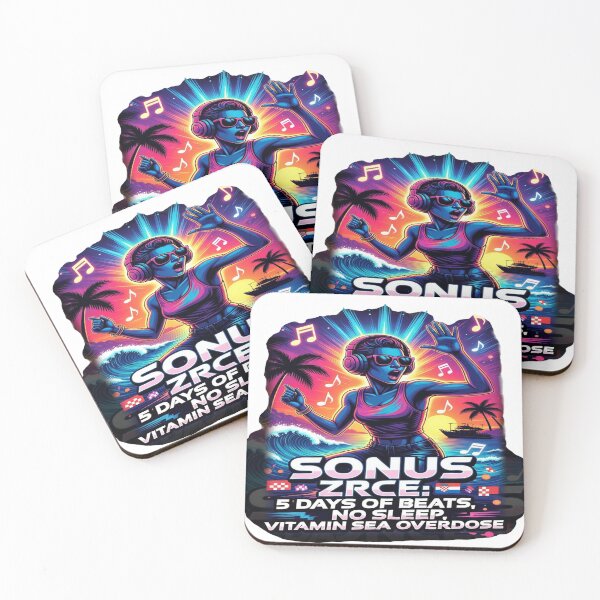 Item preview, Sonus Zrće Festival T-Shirt | 5 Days of Beats, No Sleep, Vitamin Sea Overdose | Croatia Beach Music Festival Graphic Tee designed and sold by Sushikidsntoddlers.