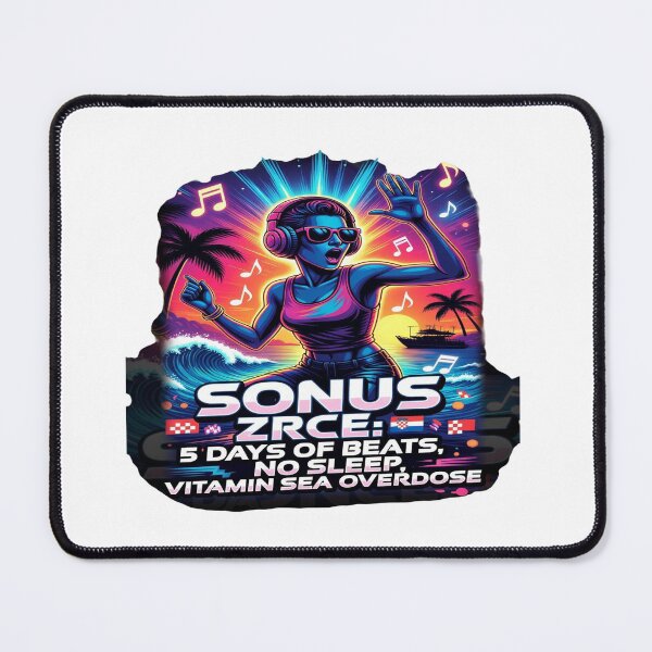 Item preview, Sonus Zrće Festival T-Shirt | 5 Days of Beats, No Sleep, Vitamin Sea Overdose | Croatia Beach Music Festival Graphic Tee designed and sold by Sushikidsntoddlers.