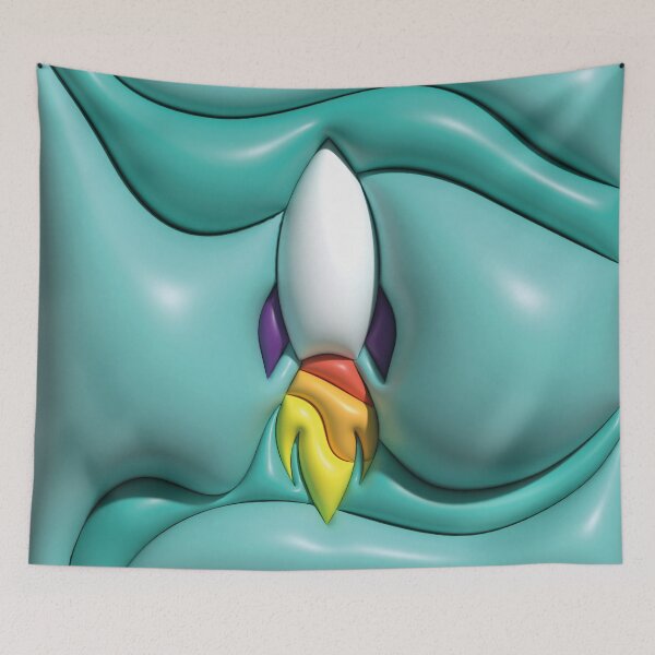 Item preview, Colorful Rocket in Playful Digital 3D Illustration designed and sold by AniDragonfly.