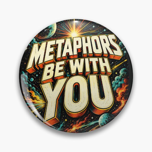 Item preview, Metaphors Be With You Grammar Teacher Pun designed and sold by Victor Shadehorn.