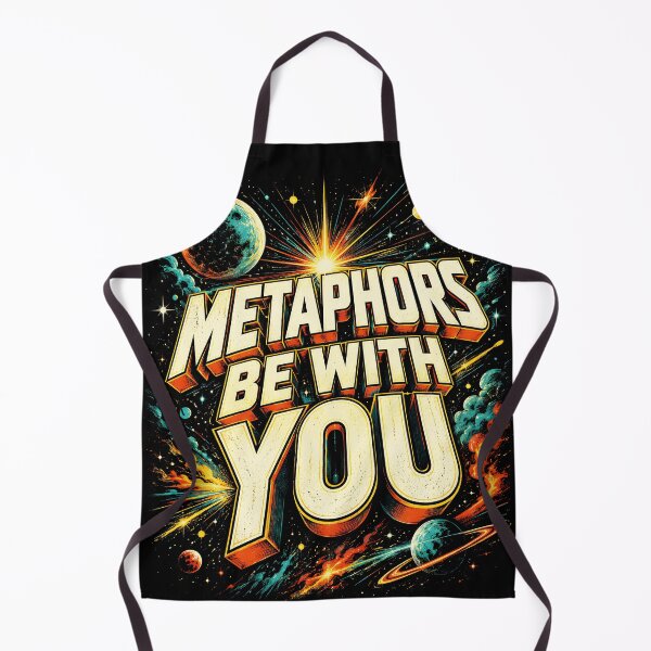 Item preview, Metaphors Be With You Grammar Teacher Pun designed and sold by Victor Shadehorn.