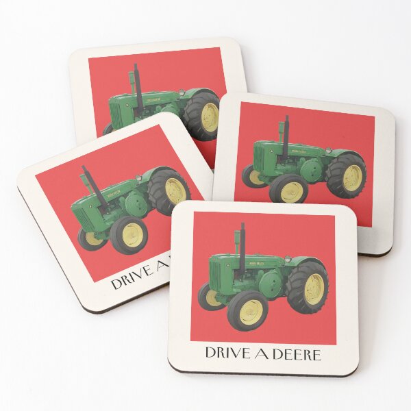Item preview, John Deere Vintage Tractor Poster designed and sold by Dimensionality.
