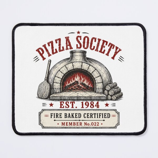 Item preview, Pizza Society | Wood Fired Pizza Oven | Pizza Chef Gift designed and sold by Mikoff04-arts.