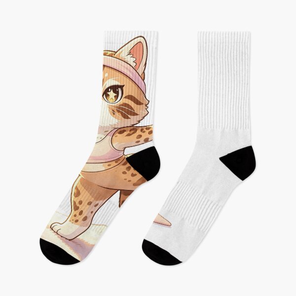 Item preview, Zen Yogi Felis Nigripes - Cute Cat Doing Yoga Illustration designed and sold by ABYSSLAB.