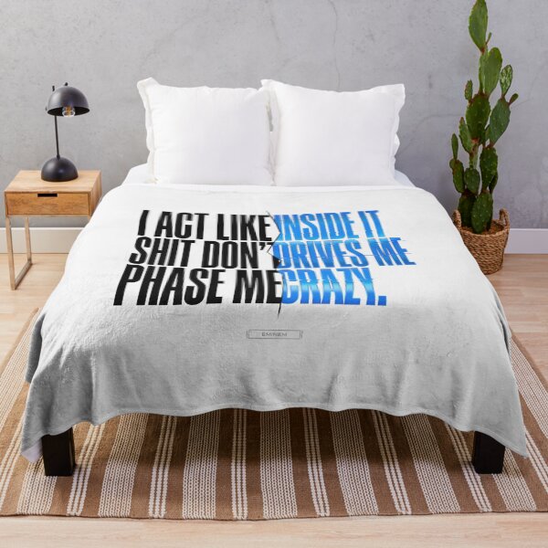 Item preview, Eminem Drives Me Crazy Quote - Split Glitch Typography designed and sold by Enea Kelo.