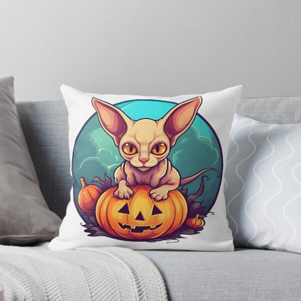 Item preview, Spooky Cute Sphynx Cat Pumpkin Halloween Gift designed and sold by MaTTCreatsMore.