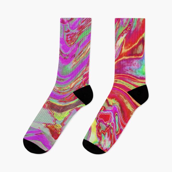 Item preview, Cool Abstract Magenta and Red Groovy Retro designed and sold by myrubiogarden.