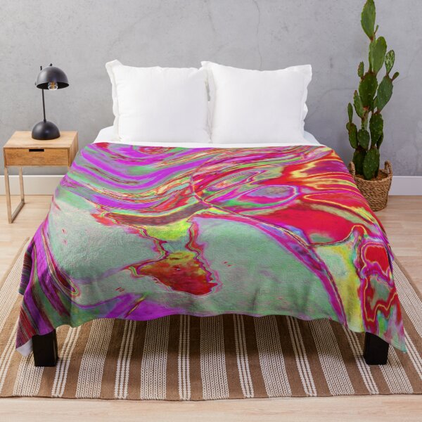 Item preview, Cool Abstract Magenta and Red Groovy Retro designed and sold by myrubiogarden.
