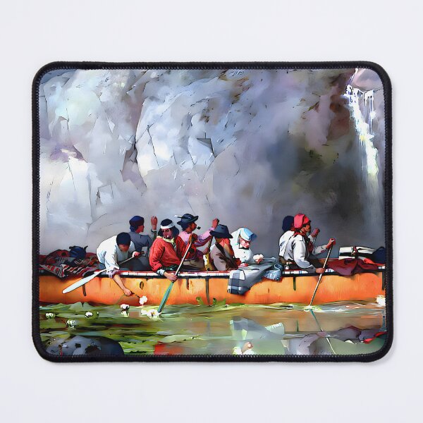 Item preview, Canoe Manned by Voyagers - Frances Anne Hopkins designed and sold by Jon-Baran.