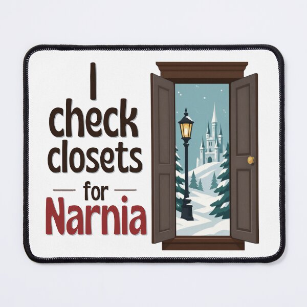 Item preview, I check closets for Narnia designed and sold by Lina Khaled.