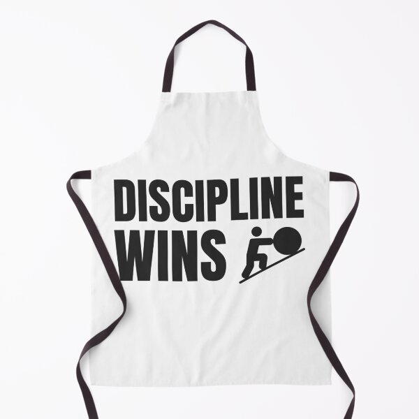 Item preview, Discipline Wins Push Through Obstacles Gym Motivation T-Shirt designed and sold by RisticCEO.