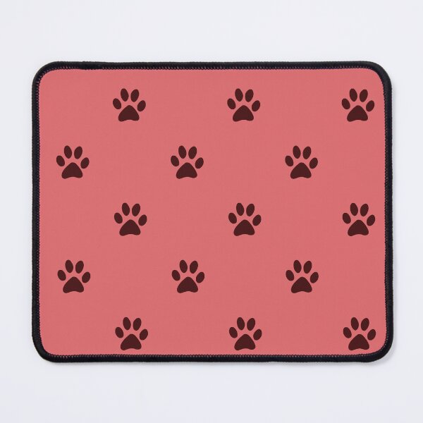 Item preview, Dark Red Paw Pattern | Dusty Pink and Maroon Paws | Cute Pet Lover Design | Dog Mom Paw Pattern | Cute Cat Paw Print | Maroon Paws on Pink Pet Owner Gift designed and sold by VivaFy.