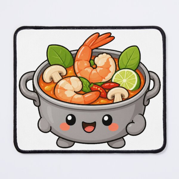 Item preview, Happy Tom Yum Soup Pot designed and sold by Doodle Planet.