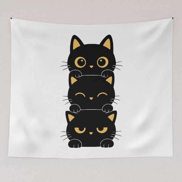Item preview, The Moods of the Black Cat designed and sold by DesingsTR.
