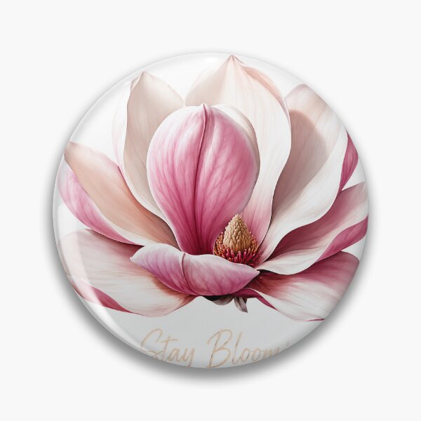 Item preview, Stay Blooming Magnolia Flower | Elegant Botanical Floral Design designed and sold by CalmMandala.
