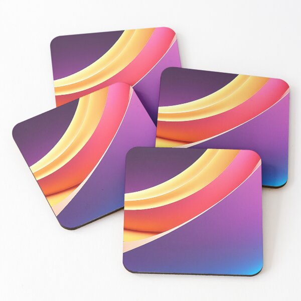 Item preview, Neon Fluid Gradient Abstract Art - Modern Minimalist Wave Design designed and sold by CuteSlothWorld.