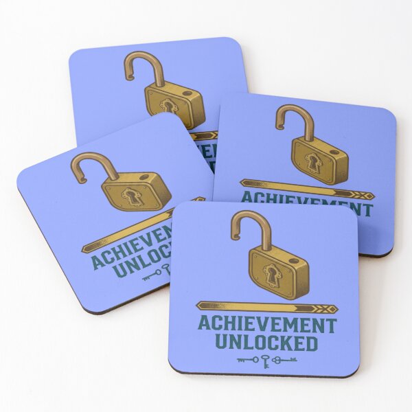 Item preview, Achievement Unlocked Vintage Padlock Gamer Quote designed and sold by My-Hoodies.