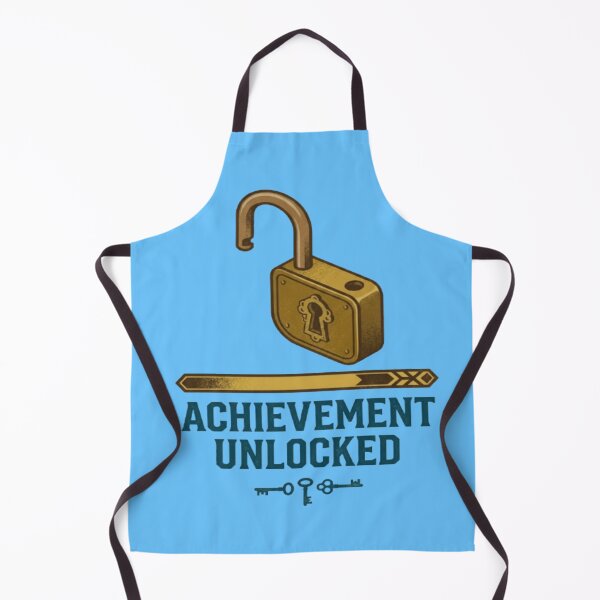 Item preview, Achievement Unlocked Vintage Padlock Gamer Quote designed and sold by My-Hoodies.