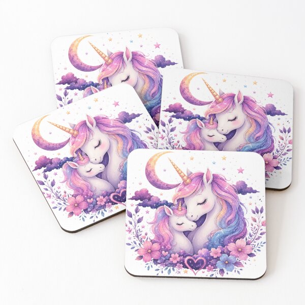 Item preview, Magical Unicorn Mom & Baby designed and sold by MySthore.